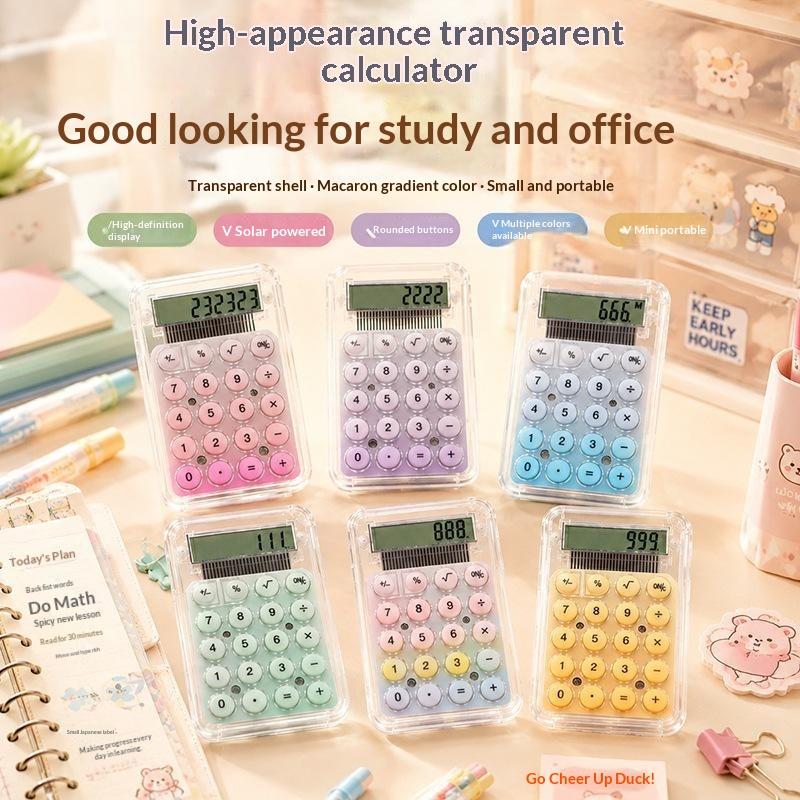 Scientific Calculator For Secondary School - Mini calculatrice portable, mignonne et silencieuse,