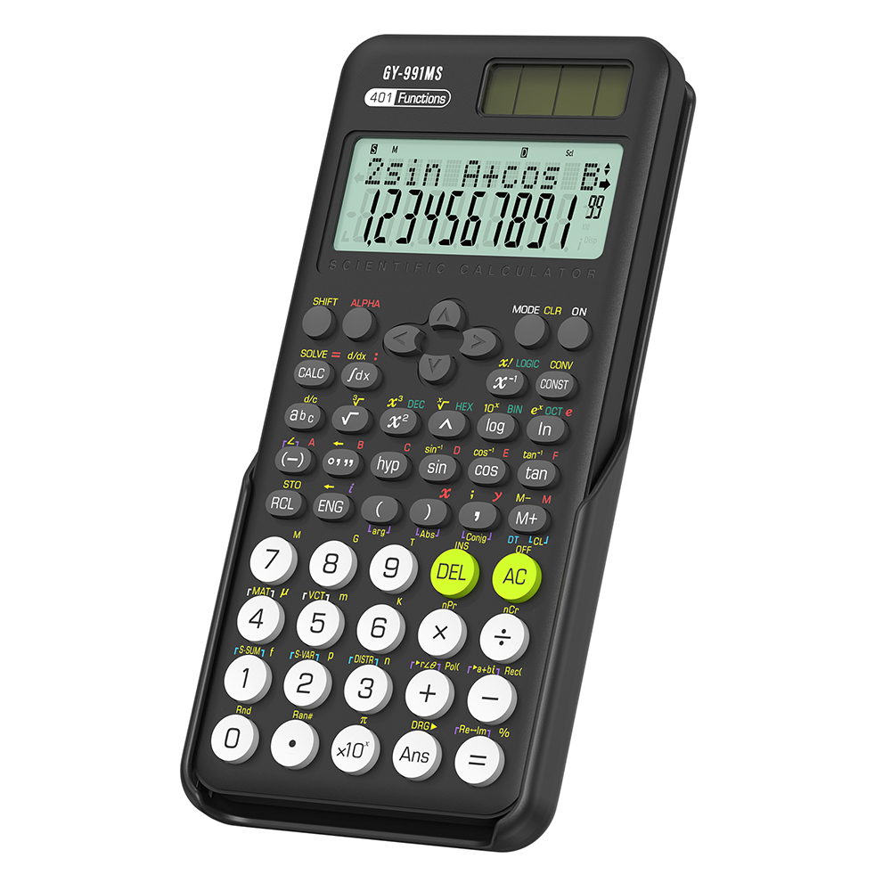 Scientific Calculator For Secondary School - Calculatrice scientifique scolaire 991MS 401 fonctions