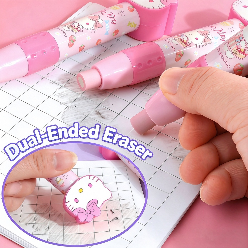 Gomme à effacer rétractable à  - Retractable Eraser Pen Click avis et prix
